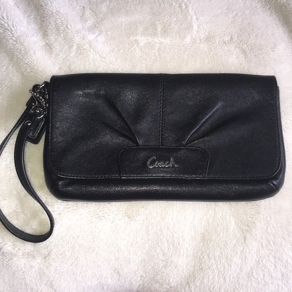 Black Coach Wristlet